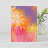 PixDezines熱帯フラ+旋回 招待状 (スタンド正面)