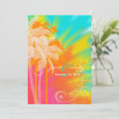 PixDezines熱帯フラ+旋回 招待状 (スタンド正面)