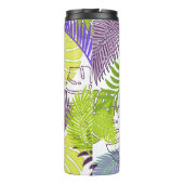 PixDezines熱帯雨林の葉/DIY背景 タンブラー (裏面)