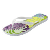 PixDezines熱帯雨林/DIY背景色 ビーチサンダル (アングル)