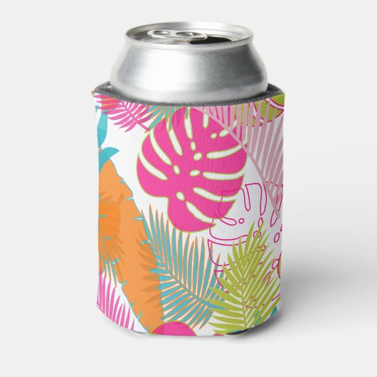 PixDezines熱帯雨林/DIY背景色 缶クーラー (缶裏面)