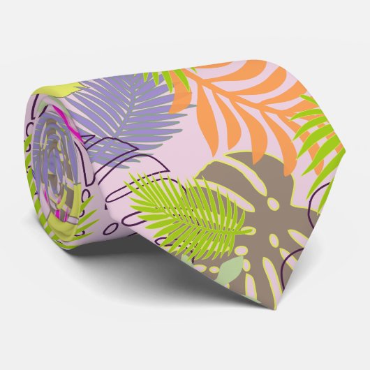 PixDezines熱帯雨林/DIY背景 ネクタイ (ロール)