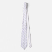 PixDezines王室のブルーの星デイビッド/ディーディ背景 ネクタイ (正面)