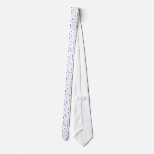 PixDezines王室のブルーの星デイビッド/ディーディ背景 ネクタイ (裏面)