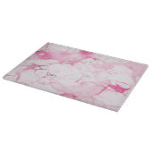 PIXDEZINES白い大理石+ピンクの静脈 カッティングボード (角)