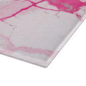 PIXDEZINES白い大理石+ピンクの静脈 カッティングボード (角)