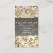 PixDezines着物/チリフェイクメン/桜 名刺 (裏面)