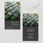 PixDezines石板屋根、屋根 名刺 (正面/裏面)