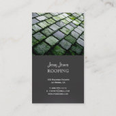 PixDezines石板屋根、屋根 名刺 (裏面)