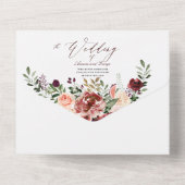 PixDezines秋の恋H2マルサラ素朴レッド オールインワン招待状 (裏面)