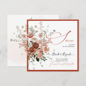 PixDezines秋の愛の日付を保存 セーブザデート (正面/裏面)