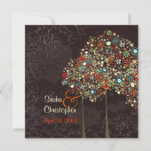 PixDezines秋の開花 招待状 (正面)