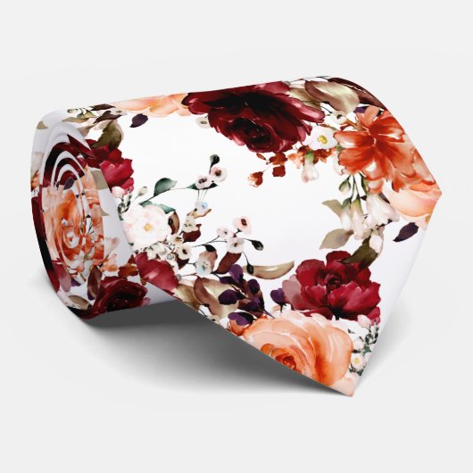 PixDezines秋バラn Peonies DIY背景Nec ネクタイ (ロール)