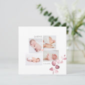 PixDezines秋ユーカリ誕生のお知らせ 招待状 (スタンド正面)