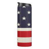 PIXDEZINES米国国旗の赤白青 タンブラー (回転右)