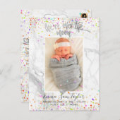 PixDezines紙吹雪誕生/月越 案内ポストカード (正面/裏面)