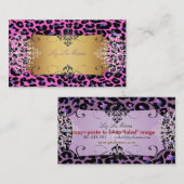 PixDezines紫色のチーズ/ DIY背景色 名刺 (正面/裏面)