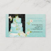 PixDezines結婚のケーキ/ベーカリー/パティスリー 名刺 (裏面)