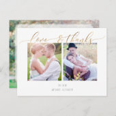 PixDezines'結婚s Thank You/モダンWrithic ポストカード (正面/裏面)