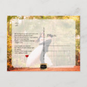 PixDezines'結婚s Thank You/モダンWrithic 案内ポストカード (裏面)