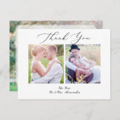 PixDezines'結婚s Thank You/Luxe Kipedia ポストカード (正面/裏面)