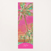 PixDezines絵を描ハワイアンビーチマウナラニベイ ヨガマット (正面)