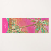 PixDezines絵を描ハワイアンビーチマウナラニベイ ヨガマット (正面(横))