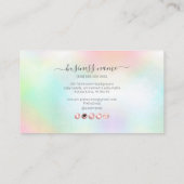 PixDezines綿キャンディ報酬カード 名刺 (裏面)