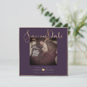 PixDezines繊細な愛フェイク金ゴールド|ディーカラー セーブザデート (スタンド正面)