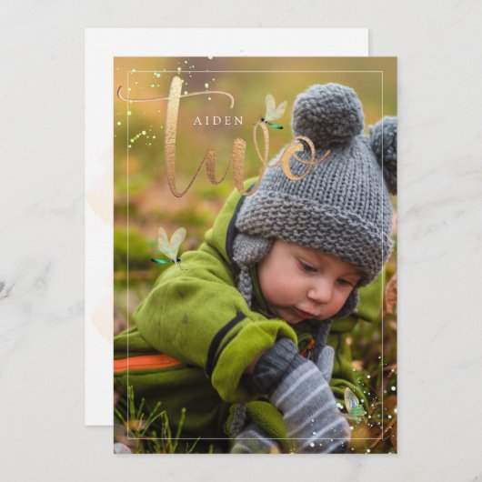 PixDezines自然、ドラゴンフライ2nd 招待状 (正面/裏面)