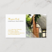 PixDezines茅葺き屋根 名刺 (裏面)