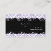 PixDezines薄紫Olivia Damask/diy背景 名刺 (裏面)