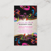 PixDezines虹の渦巻き 名刺 (裏面)