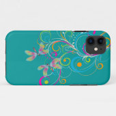 PixDezines虹の渦+トンボ/DIYカラー Case-Mate iPhoneケース (裏面(横))