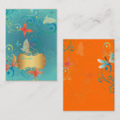 PixDezines蝶+ドラゴンフライ，座席表 プレイスカード (正面/裏面)