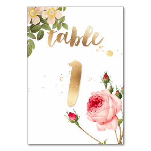 PixDezines表1/ヴィンテージバラ/Redoute テーブルナンバー (正面)