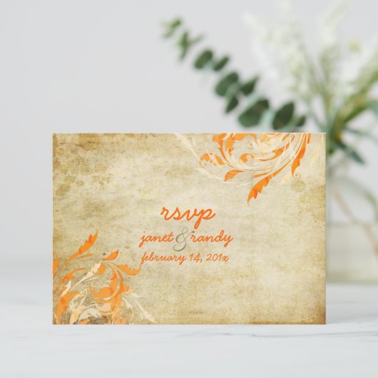 PixDezines装飾葉+旋回 出欠カード (スタンド正面)