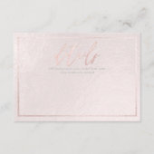 PixDezines詳細カード赤面ピンク エンクロージャーカード (正面)