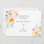 PixDezines誕生のお知らせ+シャワーありがとう 招待状 (裏面)