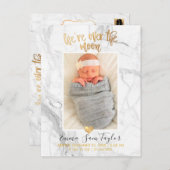 PixDezines誕生のお知らせ/月越し 案内ポストカード (正面/裏面)