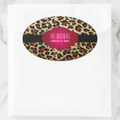 PixDezines赤いチーズ+パーチフェイクメント 楕円形シール (バッグ)