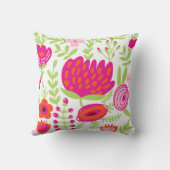 PixDezines赤いプロテアス/ダイバックグラウンド クッション (裏面)