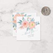 PixDezines赤面ピンクウォーター色バラノートカード ノートカード (正面/裏面インサイチュ)