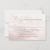 PixDezines赤面沿岸、ビーチRSVP w Meal 招待状 (正面)