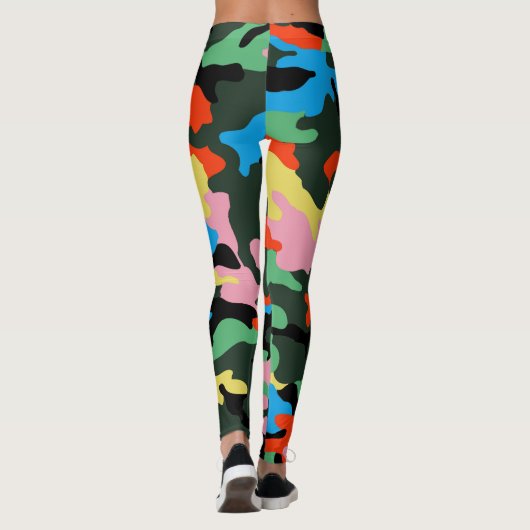 PixDezines迷彩柄、Flashy レギンス (裏面)