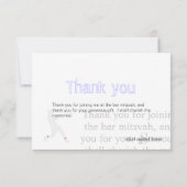 PixDezines野球サンキューカード、フラット サンキューカード (裏面)