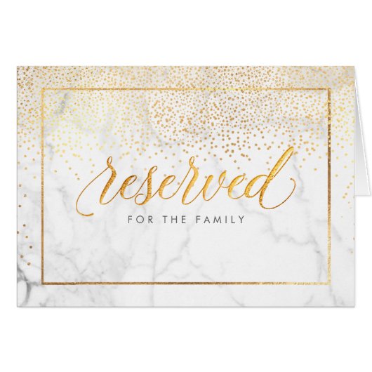 PixDezines金ゴールドフェイク紙吹雪/リザーブドテーブル (正面横)