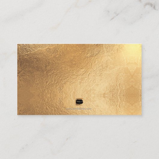 PixDezines金ゴールドフェイク/フォイル/座席表 プレイスカード (裏面)