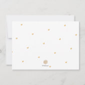 PixDezines金ゴールドブモダンラシスクリプト セーブザデート (裏面)