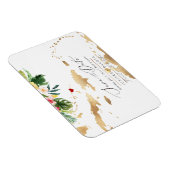 PixDezines金ゴールドマッカリブのプ救日付 マグネット (右側)